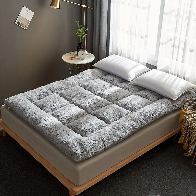 

8cm Thick Warm Mattress In Winter Foldable Bedroom Tatami Floor Mat Simple Bed Student Dormitory Single Mattress Double Mattress