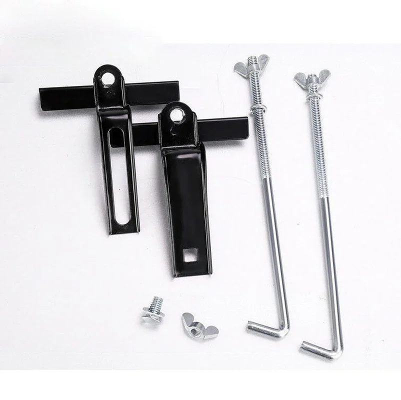 Portable Car Truck Storage Battery Holder 16-22.5cm Adjustable Stabilizer Metal Rack Bracket Supporter Universal Car Accessories