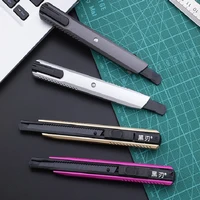 Fizz Aluminum Alloy Utility Knife High Carbon Steel 9MM Blade Self-Locking Design Sharp Angle with Fracture Knife Cutter 2