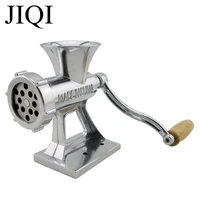 JIQI Hand Manual Meat Grinder Mincer Machine Sausage Table Crank Tool for Home Kitchen Cutter Slicer Beef 1