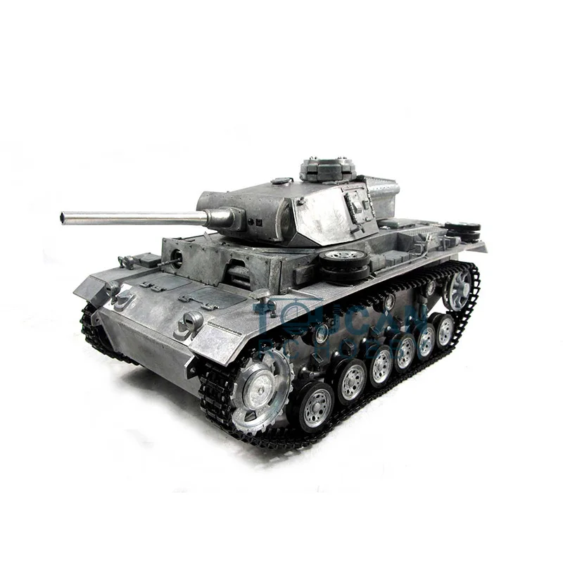 In Stock Mato Metal 1/16 Scale German Panzer III BB Shooting RTR RC Tank 1223  Gift Toys 3