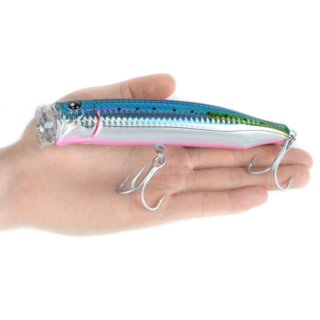 Fishing Lure Topwater Popper Lure Hard Bait Artificial Baits Saltwater  150mm Surfcasting Fishing Tackle Inshore Marlin GT - AliExpress