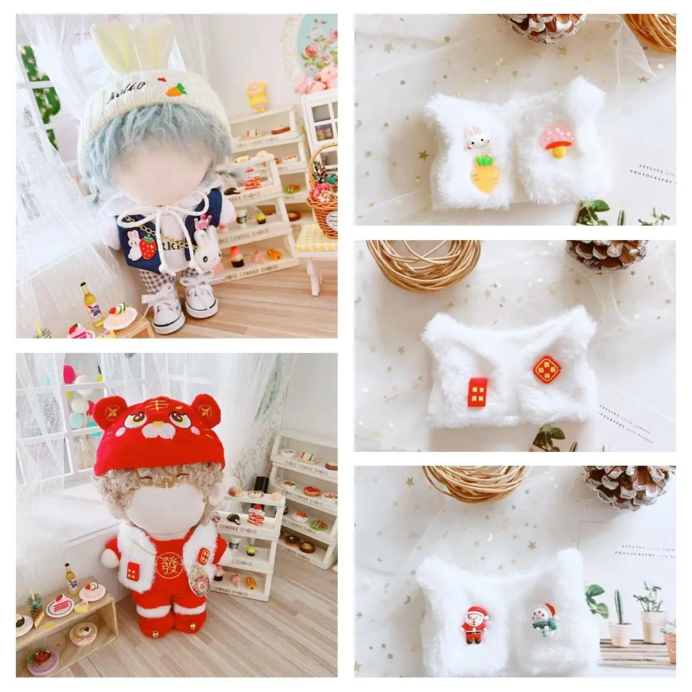 

Accessories Makeup Doll Coats Plush Doll Clothes DIY Doll Vest Clothing