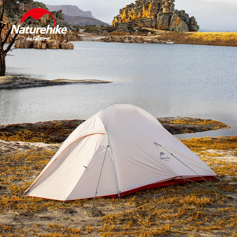 Camping Tent Portable Tent Naturehike Cloud Up 1 2 3 People Tent Ultralight 20D Camping Waterproof Outdoor Trekking Travel Backpacking Cycling