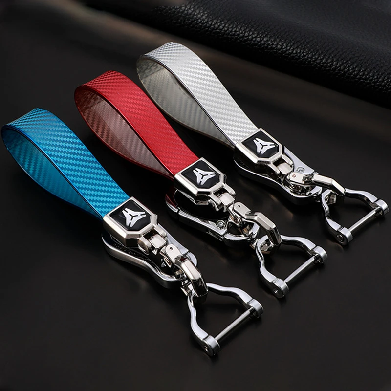 

Car Key Pendant Split Rings Keychain Auto Vehicle Lobster Clasp Key Chain Car Accessories Pendant Keychain Gift