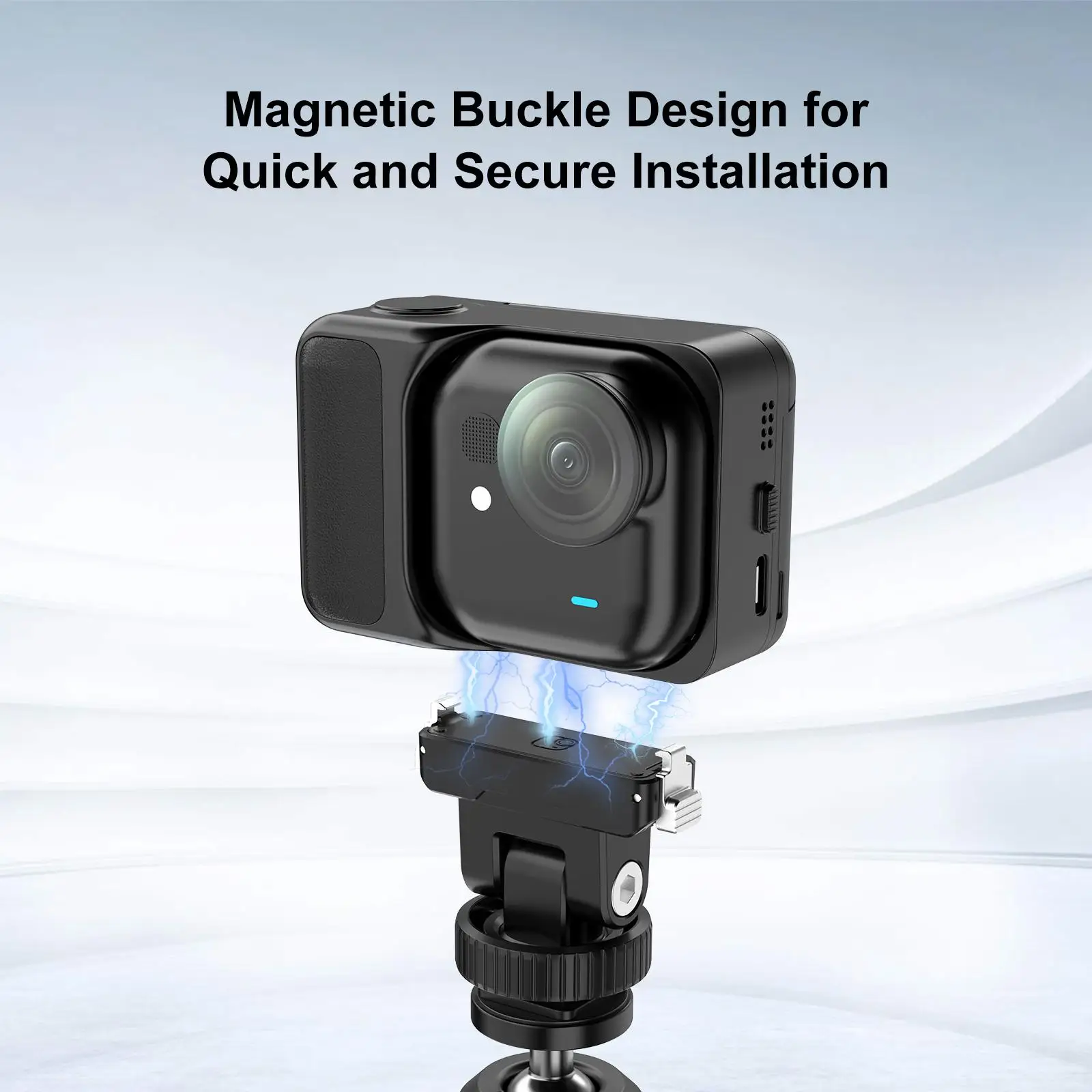 For Insta360 GO UItra PULUZ Plastic Gimbal Magnetic Quick Release Base Mount