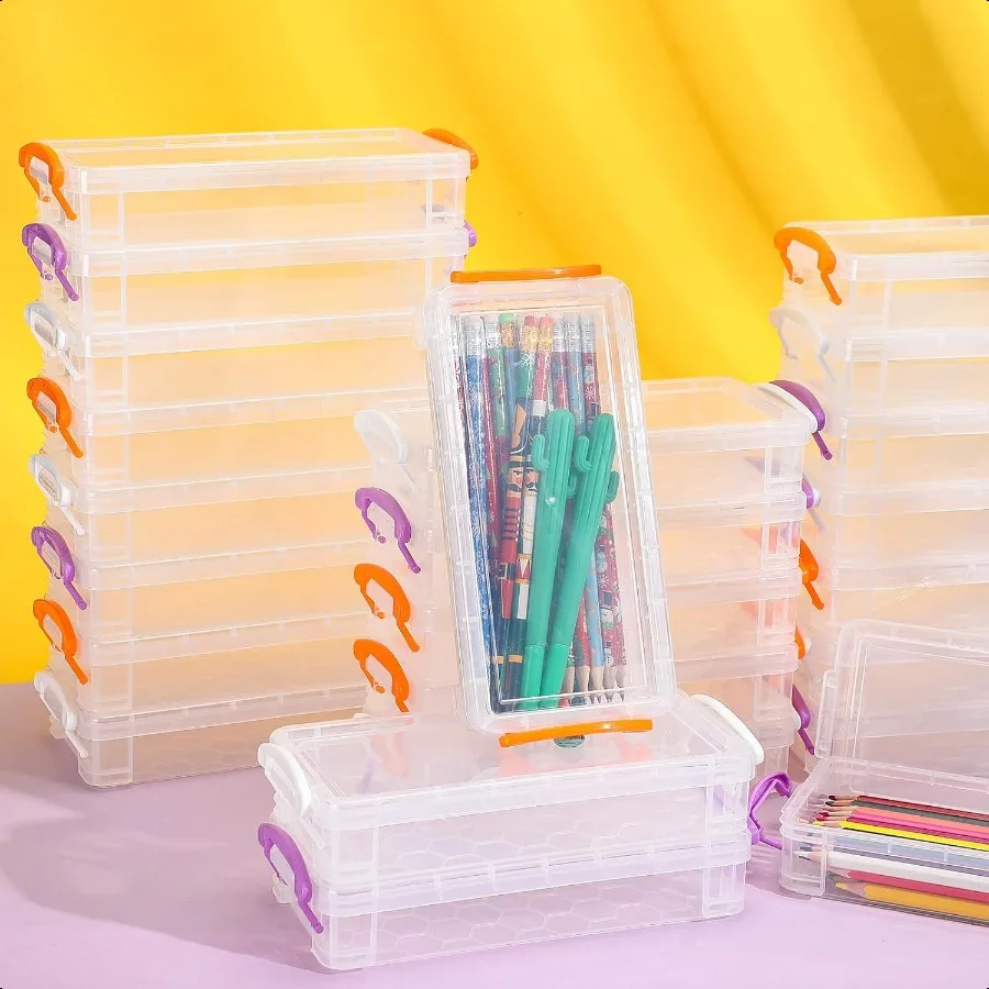 Bulk 30 Pcs Large Capacity Pencil Box Set