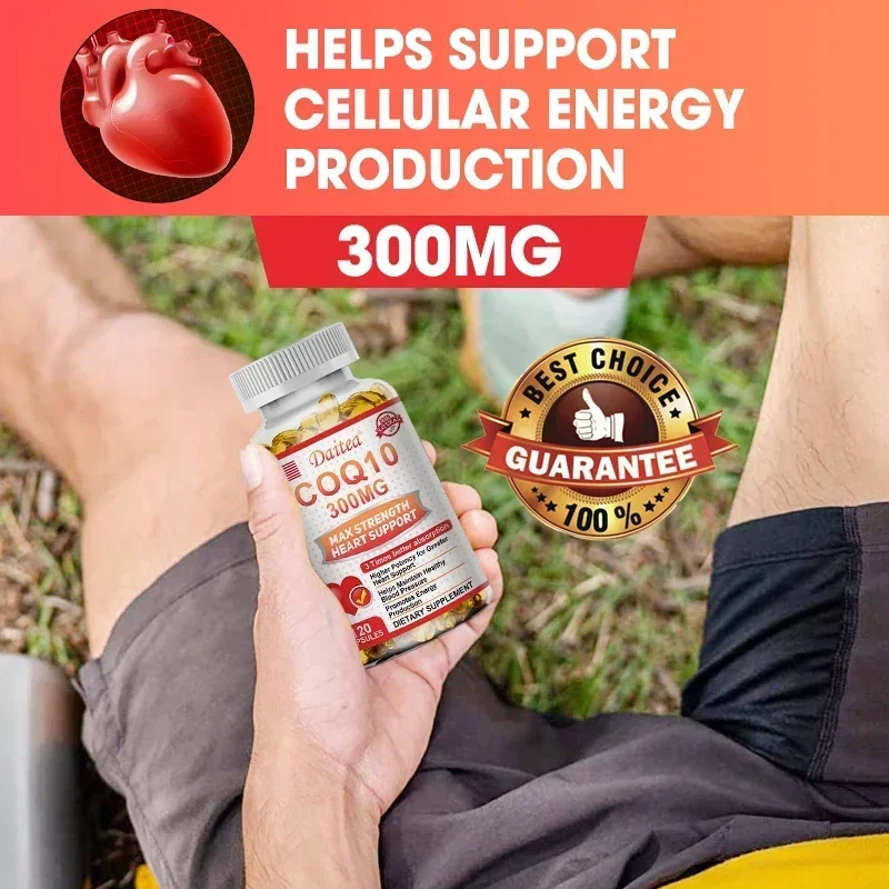 COQ10 Supplements-Support cardiovascular health, promote brain health, increase energy and endurance