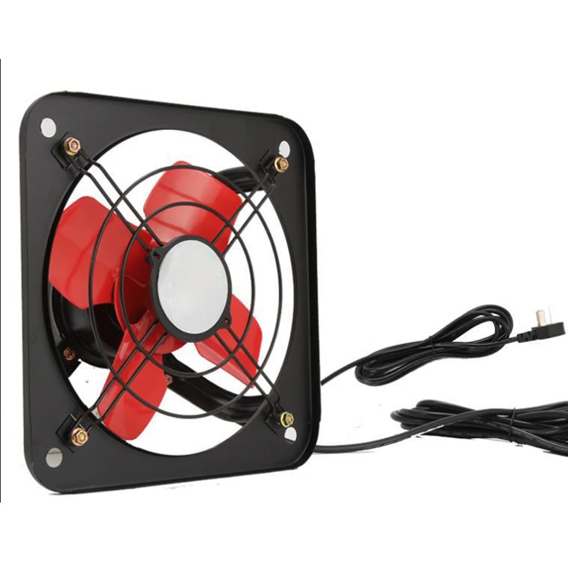 8 inches/10 inches Household Exhaust Fan Kitchen Window Range Hood Exhaust Fan Metal Industrial Exhaust Fan