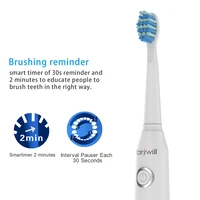 Fairywill Electric Sonic Toothbrush FW-507 USB Charge Rechargeable Adult Waterproof Electronic Tooth Brushes Replacement Heads s 5