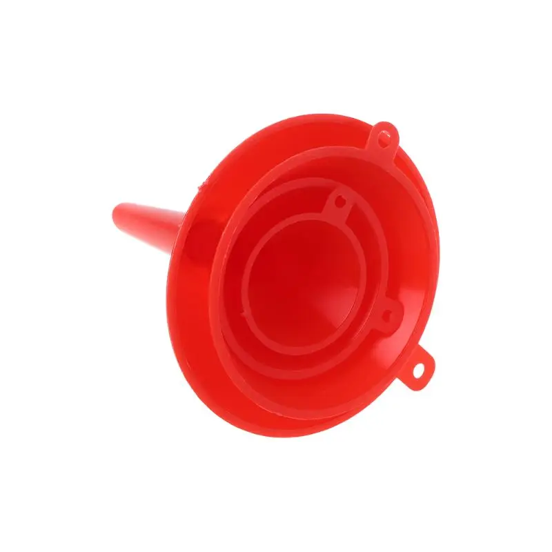 4Pcs Small Car Refueling Funnel Gasoline Engine Oil Additive Motorcycle Farm Machine Use Convenient Anti-leakage plastic filter funnel metal funnels
