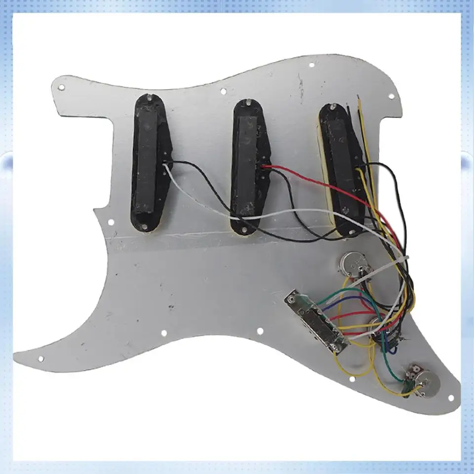 SSS 11-Loch Gitarren Pickguard Im ST-Style – Schlagbrett Für E-Gitarren In Verschiedenen Farben