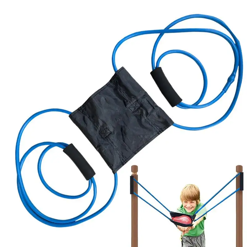 1pcs Water Balloon Launcher Water Toy Yard Game 3 Men Slingshots For Festivals Beach Party Entertainment Tool Outdoor Game