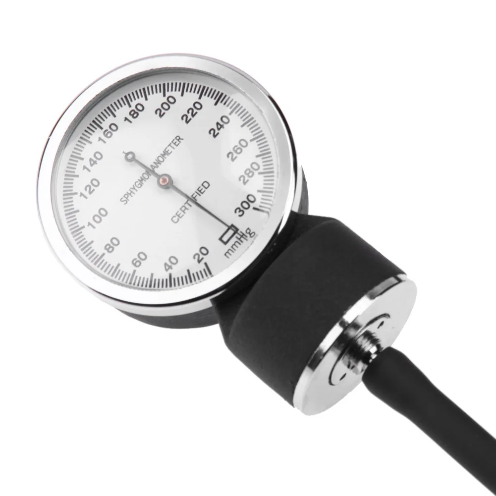 Manual Arm Sphygmomanometer Blood Pressure Gauge with Stethoscope Monitor