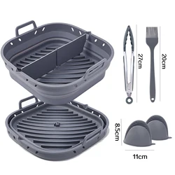 Air Fryer Accessories Set with Silicone Basket and Utensils (Separate set)
