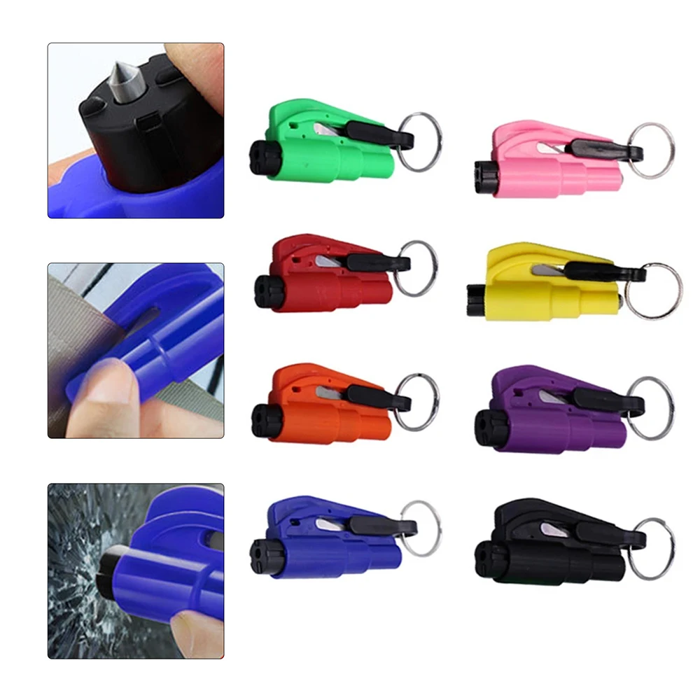 Car Safety Hammer Mini Multi-functional Escape Hammer Break Glass Rescue Window One Second