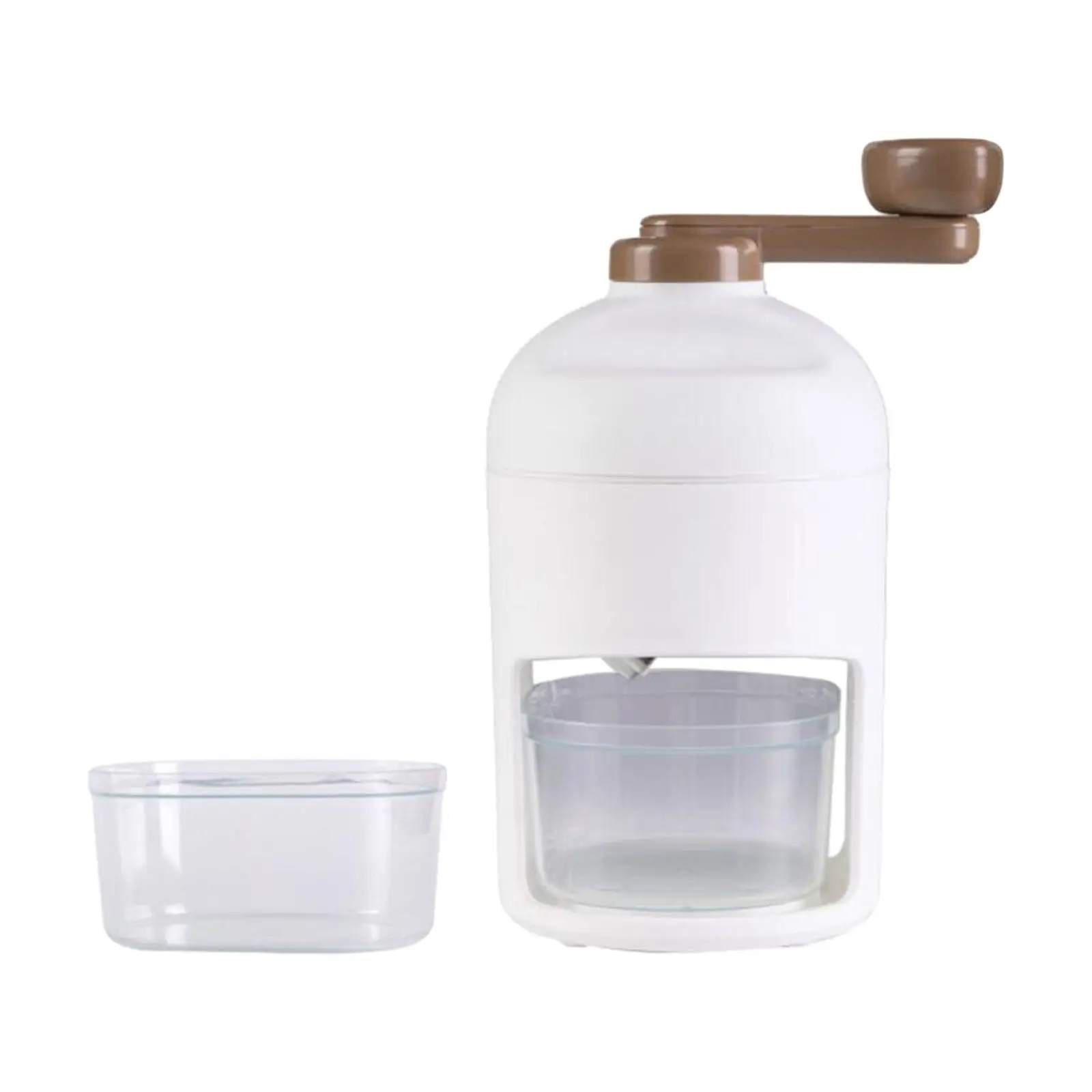 Manual Rotary Ice Crusher Hand Shaved Ice Machine for Camping Bars Outdoor
