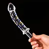 Crystal Glass Dildo Big Anal Plug Sex Toy For Women Beads Vagina Massage For Famale Masturbation Penis G-spot Clitoris Men Adult 1