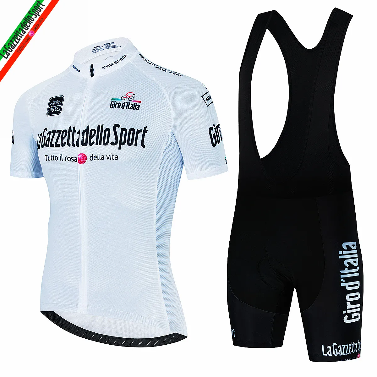 Tour De Italy D'ITALIA Cycling Jersey Sets Men's Bicycle Short Sleeve Cycling Clothing Bike Maillot Jersey Bib Shorts cycling shirt cycling bib shorts cycling shorts