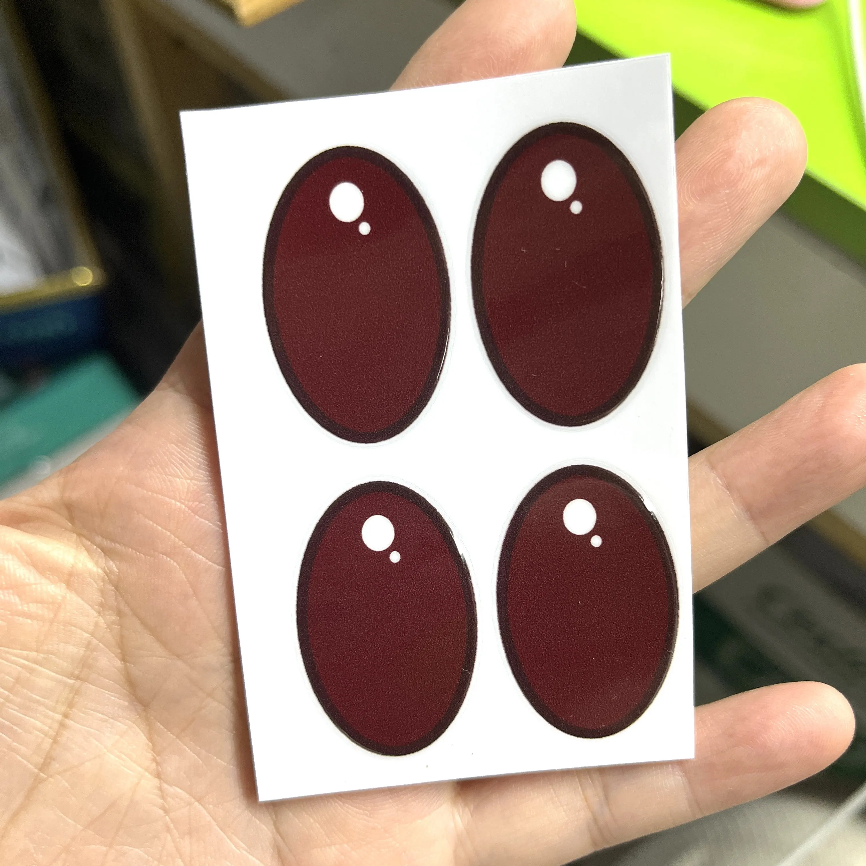 38cm Mokoko Eye Stickers For Labu Eye Makeup Color False Eyelash Customization Gorgeous And Exquisite Periphery Stickers