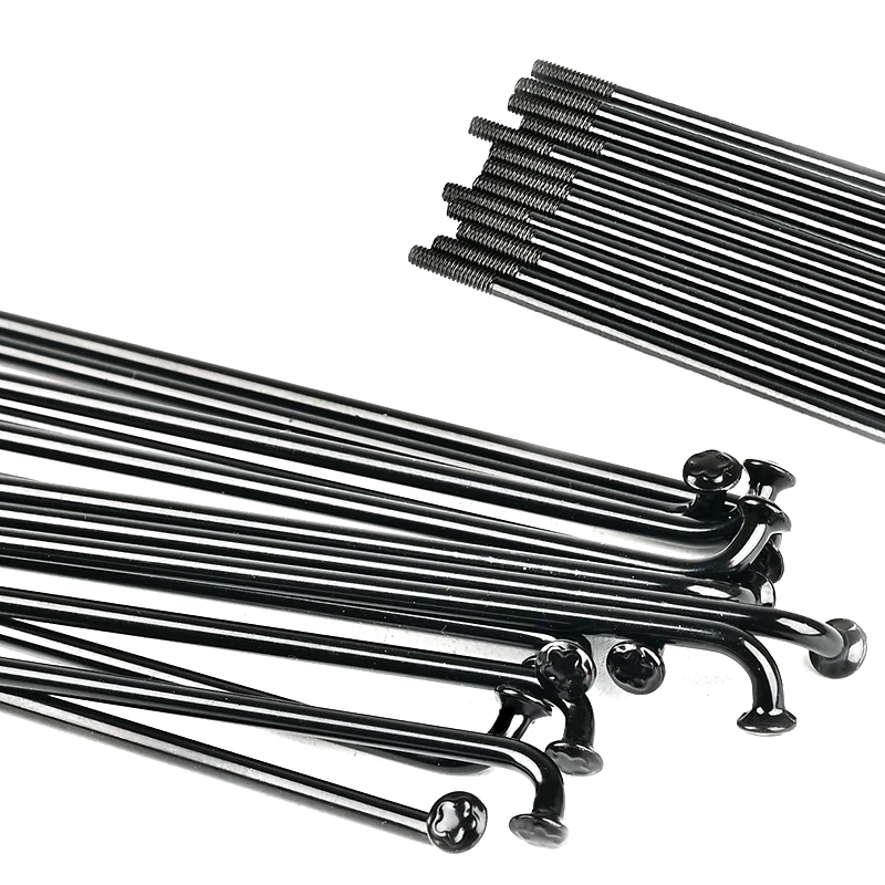 36 pezzi raggi per bicicletta elettrica 10G 3MM diametro lunghezza 45-305mm raggi in acciaio con capezzoli accessori per raggi per bici da strada di montagna  18