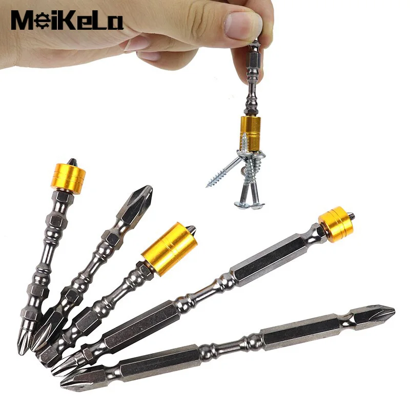 

PH2 1/4" Screwdriver Bits Set 65mm/110mm Phillips Magnetic Bit Driver Hex Shank For Plasterboard Drywall Electric Screw Driver