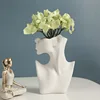 Woman Body Model Vase Nordic Style Ceramic Modern Body Art Vase Home Decor Creative Flower Pot Living Room Decoration Vases 3