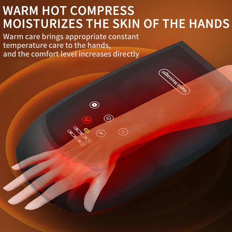 Electric Hand Massager with Airbag Compression and Warm Heating