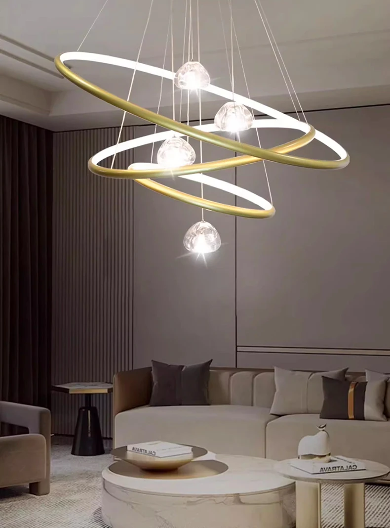 Description Picture 6 of itemhome decorationPendant lights, luxury crystal living room chandelier, dining room Pendant lamp, ceiling light, indoor lighting