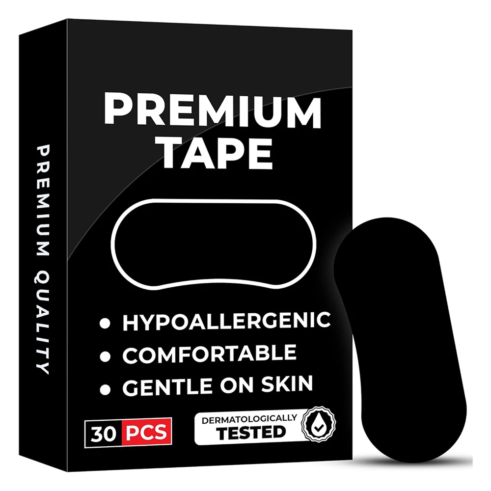 Mouth Tape 30/60Pcs Mouth Tape Sleeping Keep Mouth Close Prevent Snoring Gentle Sleep Strip for Home Travel Tape