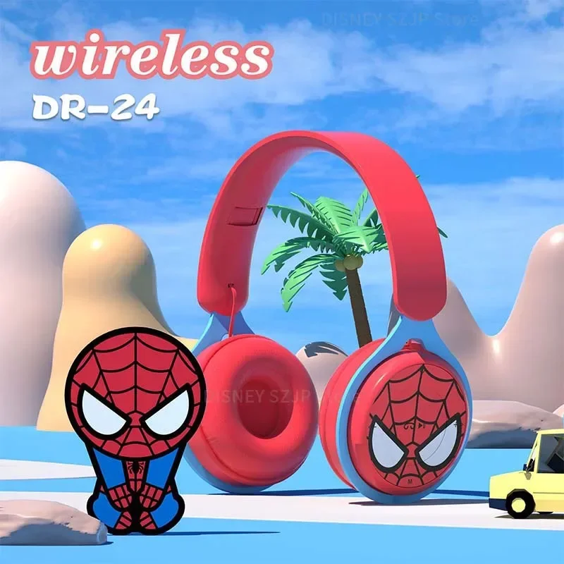 Disney Marvel Y08 Wireless Bluetooth Headphones Foldable HIFI For Children