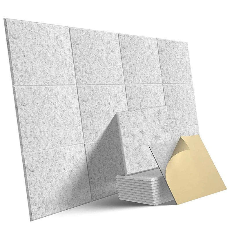

36 шт., самоклеящиеся акустические панели, 12X12X0,4 дюймов