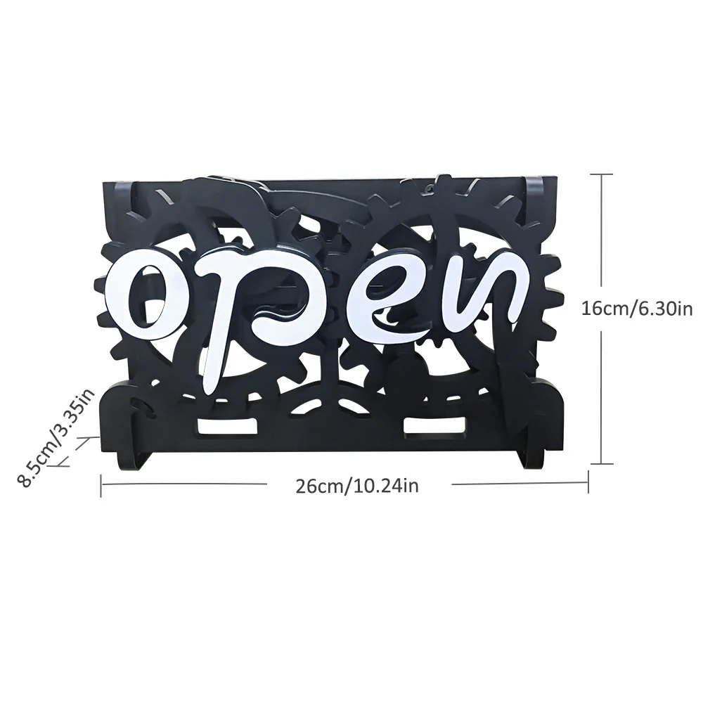 Hotel Cafe decorative signs Open Closed Converter Gear Brake on/off Sign Converter Home Decorations/Decorative Signs