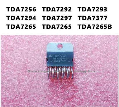 10Adet 100% Yeni Tda7256 Tda7292 Tda7293 Tda7294 Tda7297 Tda7377 Tda7265 Tda7265 Tda7265B Chipset 5S Yonga Seti