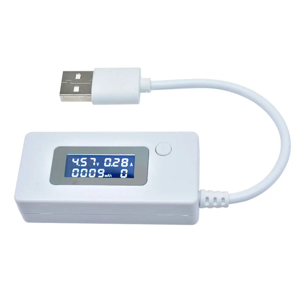 DC 4-30V LCD USB 감지기 전압계 전류계 모바일 전원 충전기 용량 테스터 미터 전압 전류 측정기 충전 모니터