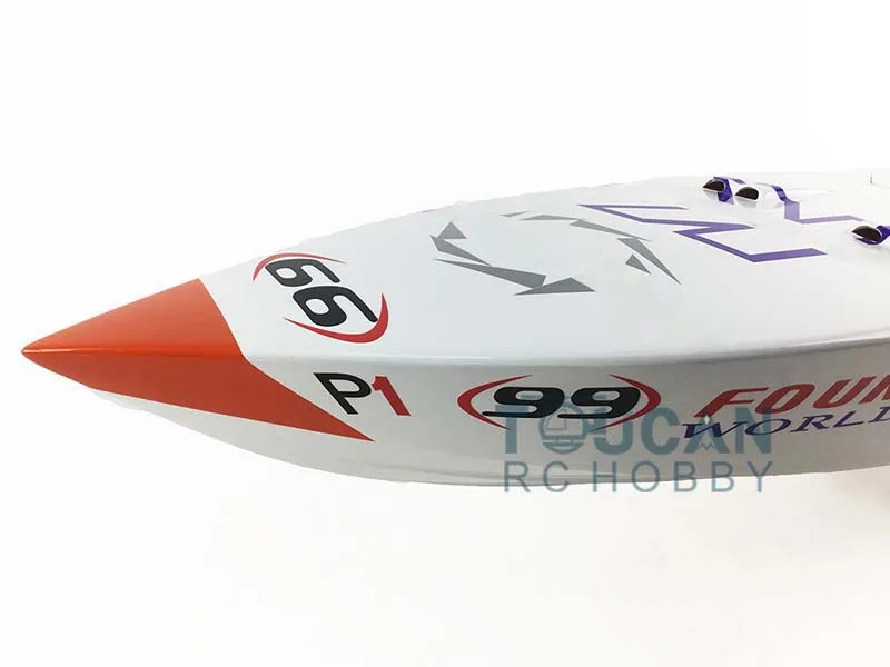 DTRC Toucanhobby G26IP1 26CC White Prepainted Gasoline KIT RC Boat Hull Only for Advanced Player 6