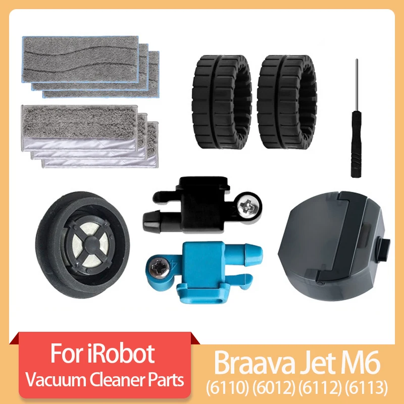 ForiRobotBraavaJetM6VacuumCleanerFilterWaterTankMopCloth