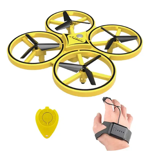 ZF04 RC Drone Mini Infrared Induction Hand Control Drone Altitude Hold 2 Controllers Quadcopter for Kids Toy Gift 1