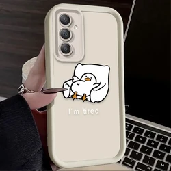 Lovely Cartoon Duck Soft Phone Case Cover - Galaxy A33 5G (1)