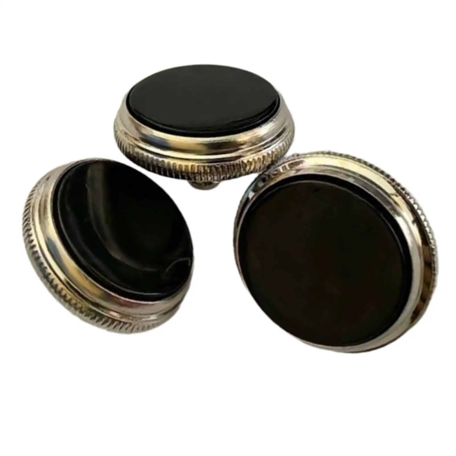 3x Trumpet Valve Caps Professional for Musician Beginners Decoration Easy Installation Replace Parts Trumpet Key Buttons