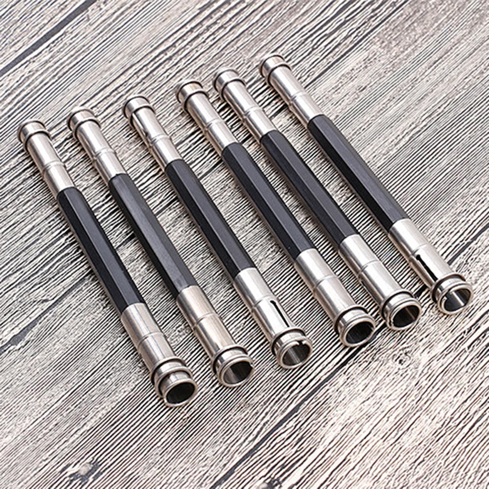 Dual-headed Art Write Tool Extender Adjustable Pencil Extension Stationery Exquisite Portable Creative for Sketch School Office