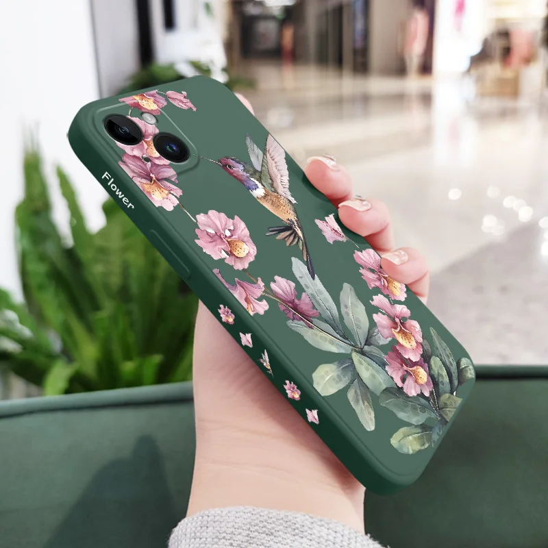Elegant Pink Azaleas Silicone Phone Case Cover