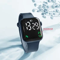 New Children's Smart Watch Student Lift Display Step Counting Sports Calendar Electronic Watch Children's LED Luminescent Watch 2