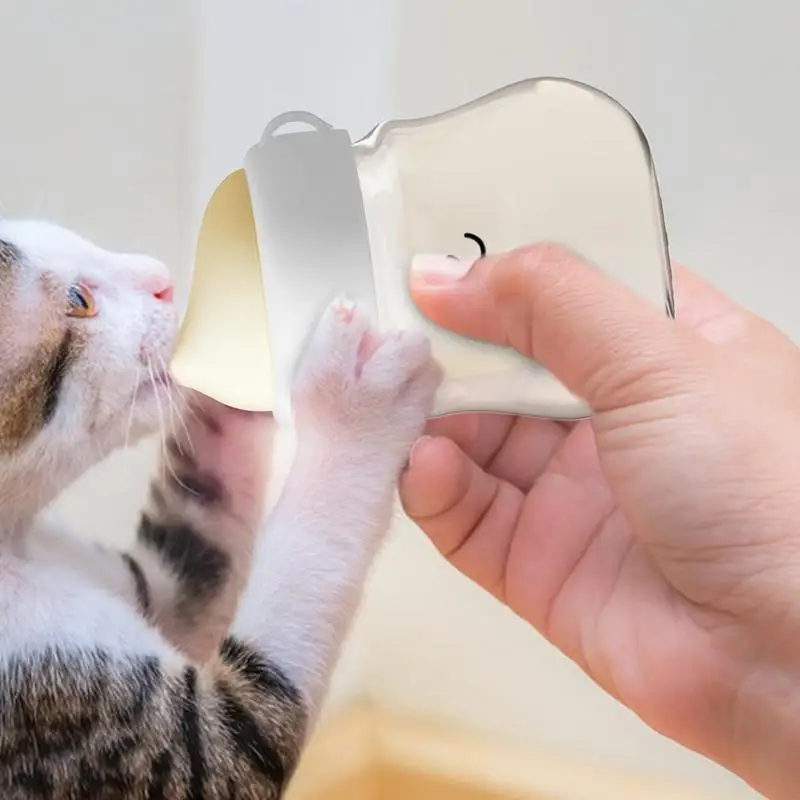 Kitten Bottles For Nursing Anti Choking Puppy Feeder Nursing Pet Bottle Adjustable Kitten Milk Feeder Cat Baby