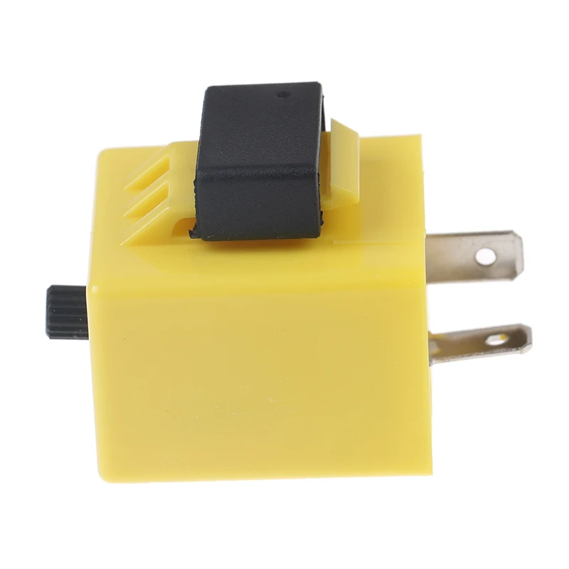 

12V 2 Pin 3.6 * 2.5* 3.5cm Adjustable Frequency LED Flasher Relay Turn Signal Blinker Indicator