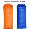 Size 225X90cm Lengthening And Widening Tall People Travel Thermal Goose Down Sleeping Bags Camping Trekking Sleeping Bag 1