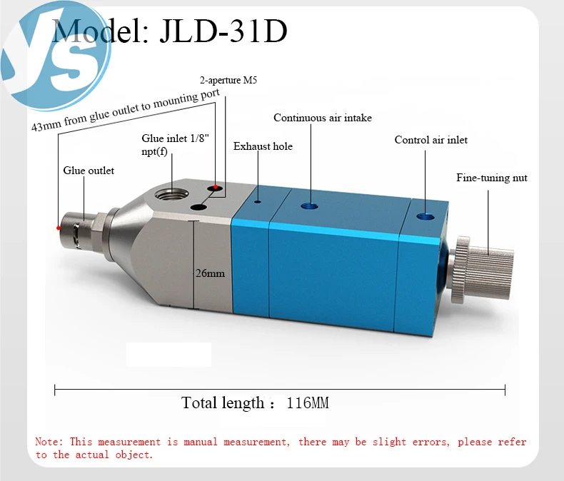 Description Picture 4 of itemHot Sale Dispensing Valve Ejector Type Spray Valve Pneumatic Double Liquid Dispensing Machine Back Suction Alcohol Drip Valve