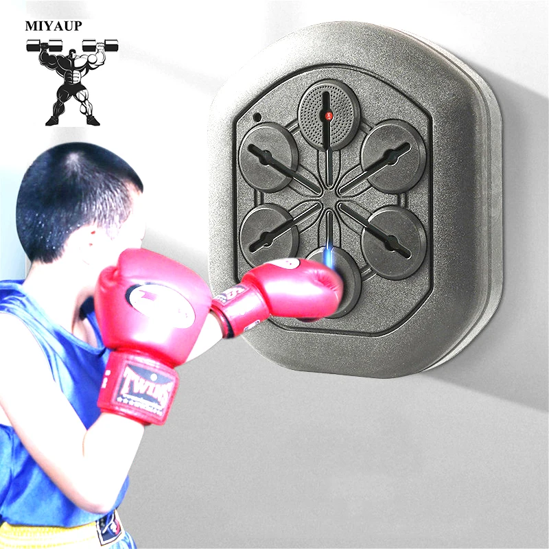 MIYAUP Electronic Reaction Target Wall Liteboxer Robot Sandbag, Intelligent Music Box Machine