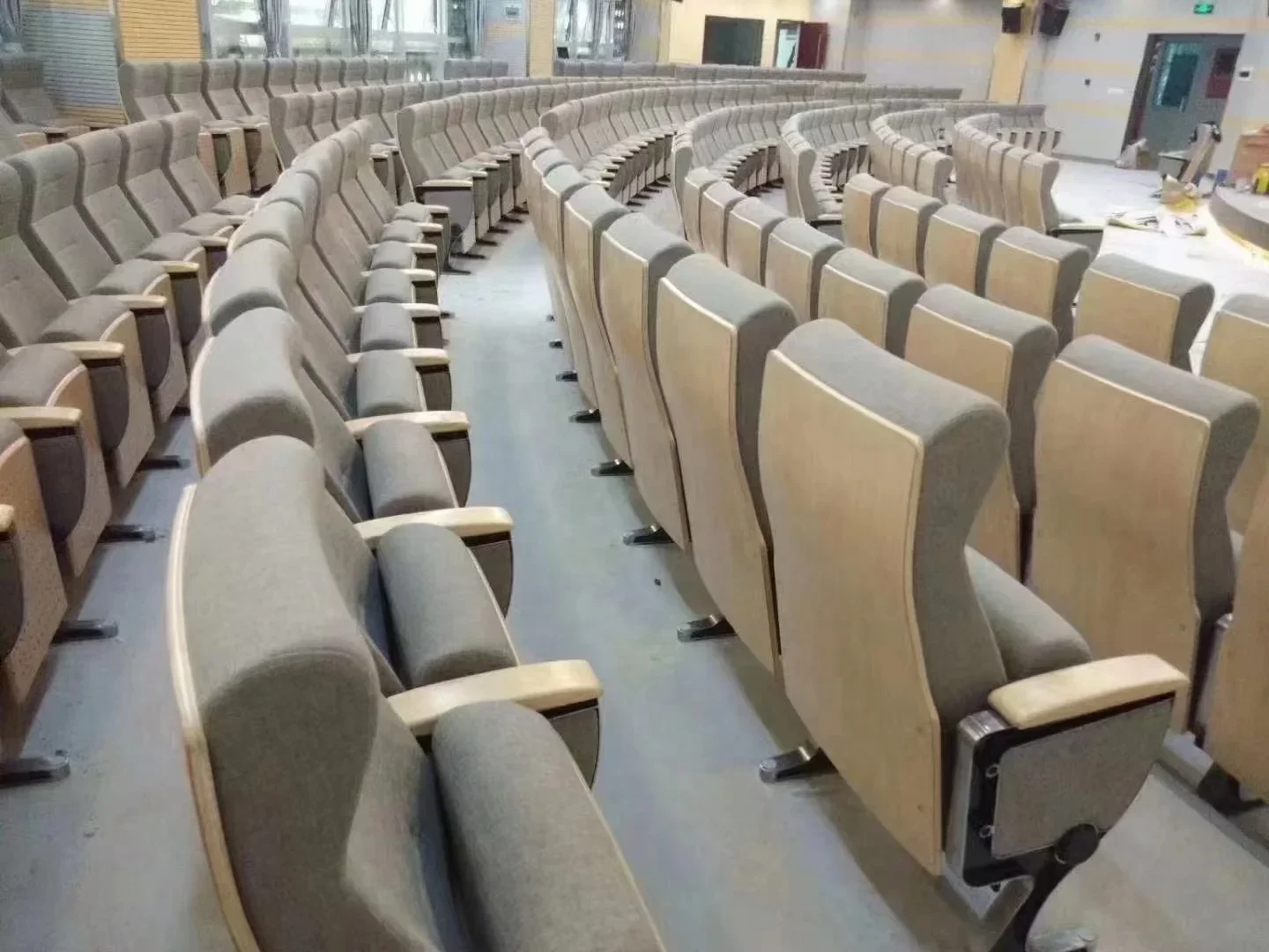 Theater Seats, Manufacturer OEM Sofa Chair Furniture For Auditorium Church Movie Cinema Fabric Modern Commercial Hall