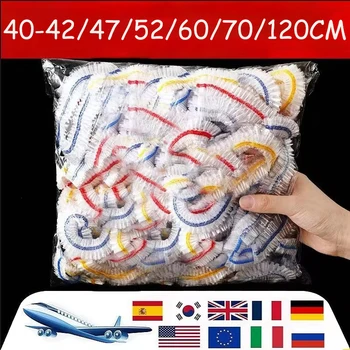Colorful Disposable Food Cover Dust Food Grade Fresh Lids Elastic Plastic Wrap Shower Cap Fruit Food Cover Fresh Keeping Bag 1